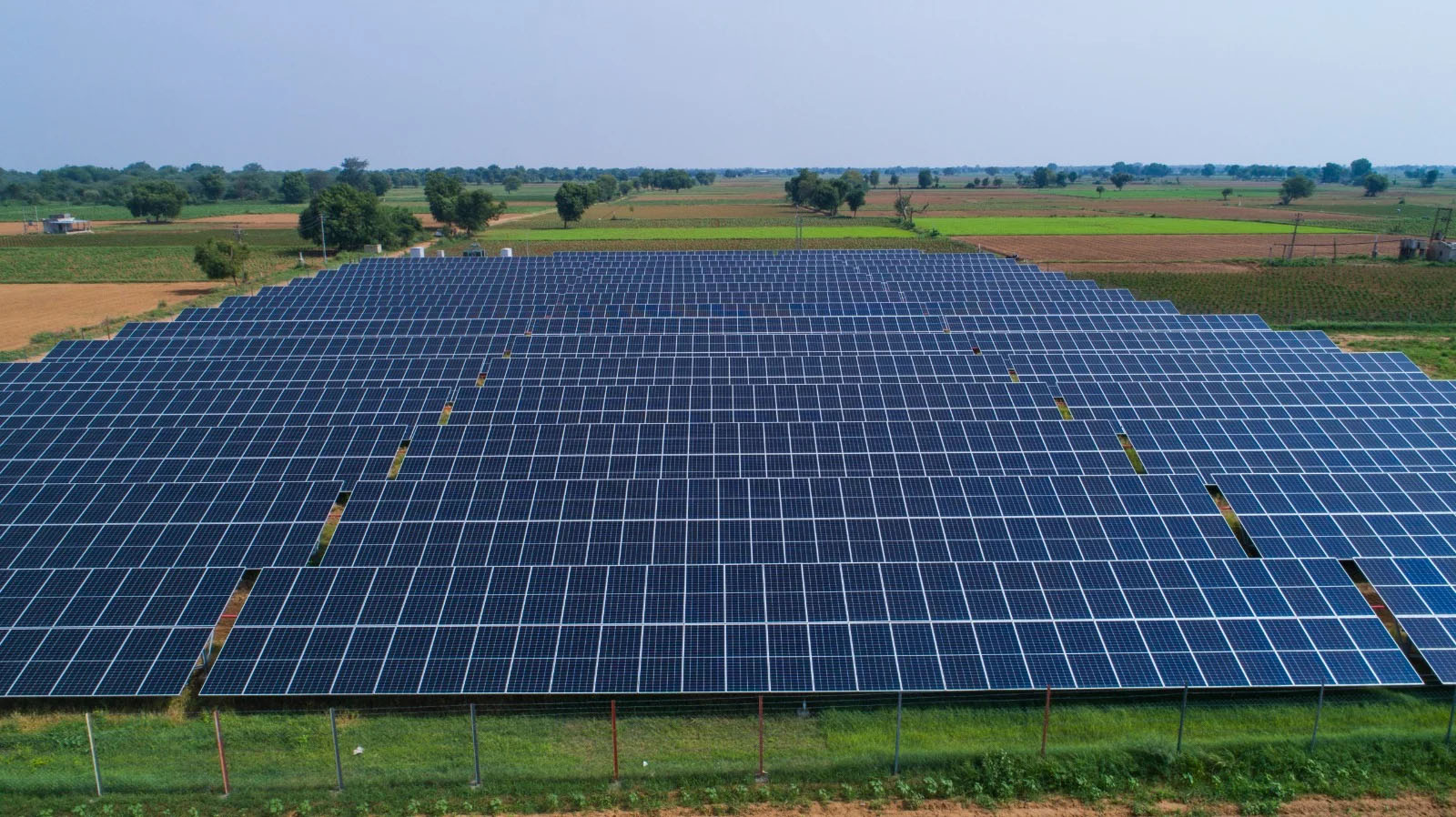 Large-Scale Solar Farm Installation